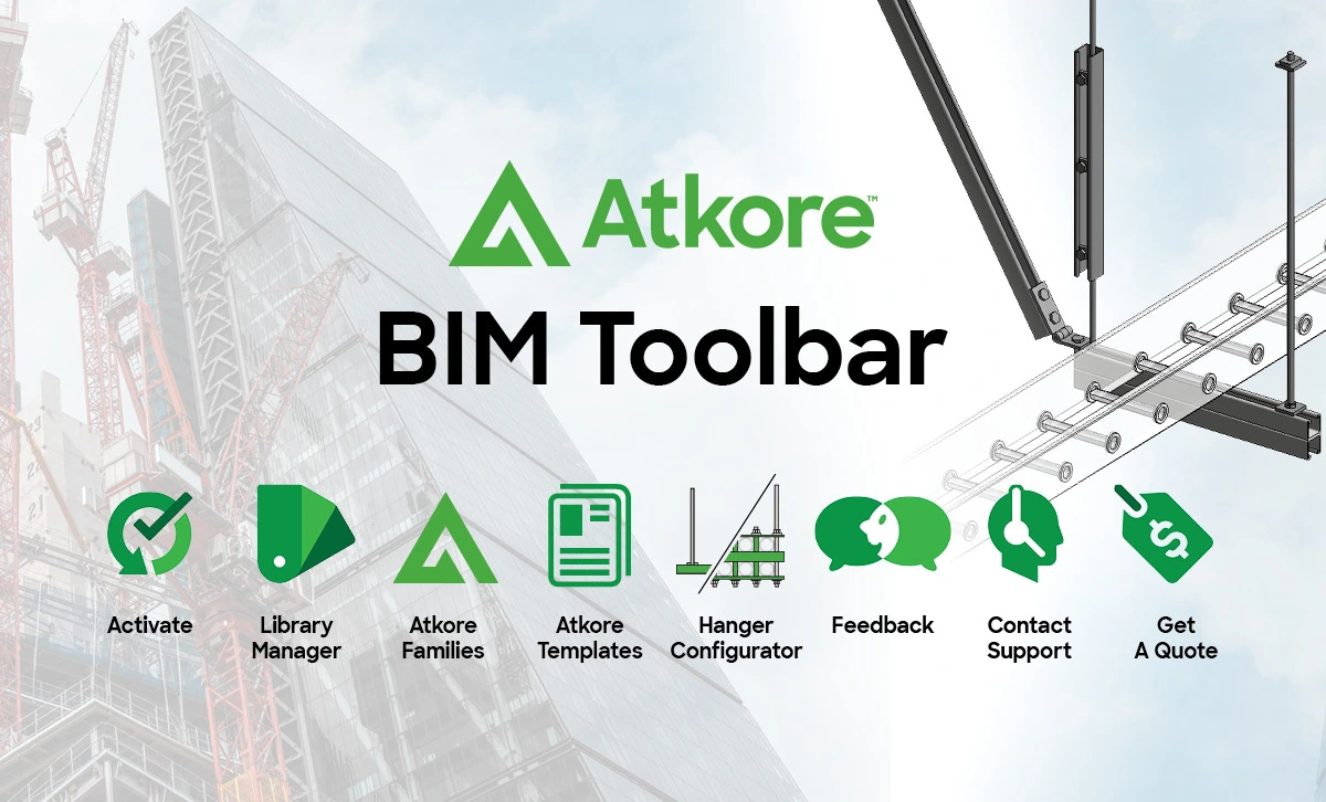 Barre d'outils Atkore BIM