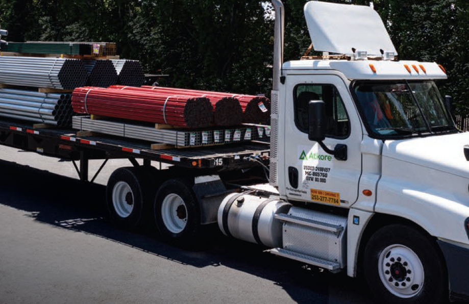 Atkore Co-Load delivery truck