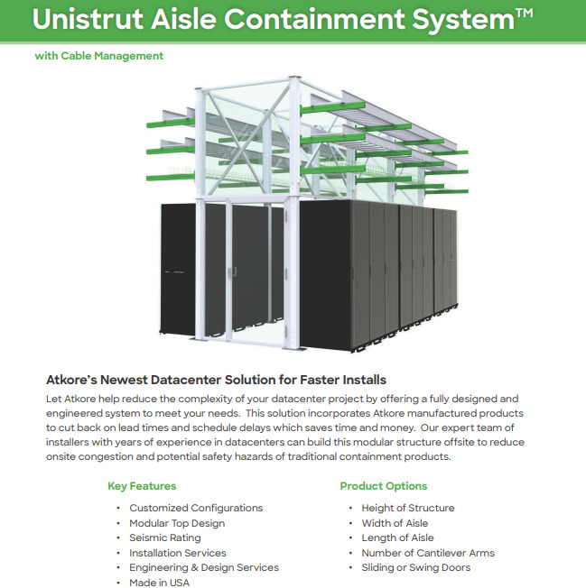 Aisle Containment Cover