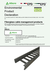 Fiberglass Cable Management Products EPD