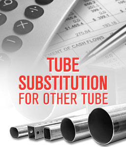 Tube Substitution for Other Tube (Remplacement de tubes par d’autres tubes)