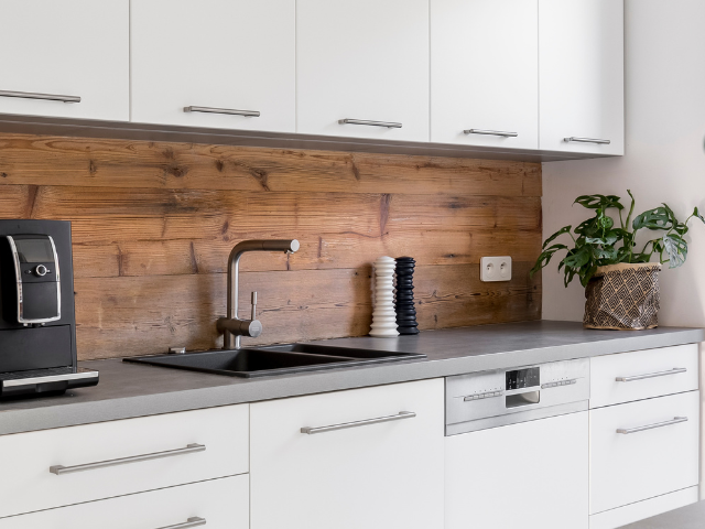 Indoor plumbing kitchen sink